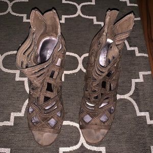 CARLOS by Carlos Santana laser cutout bootie.